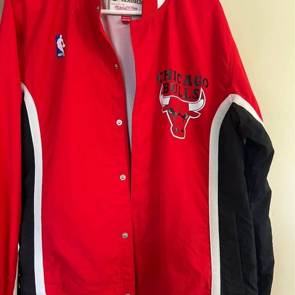 NBA Red and Black Bomber Jacket - Picture 3 of 3